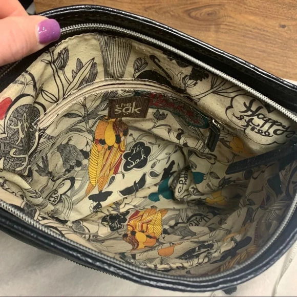 The Sak hobo style handbag jet black - Picture 8 of 8